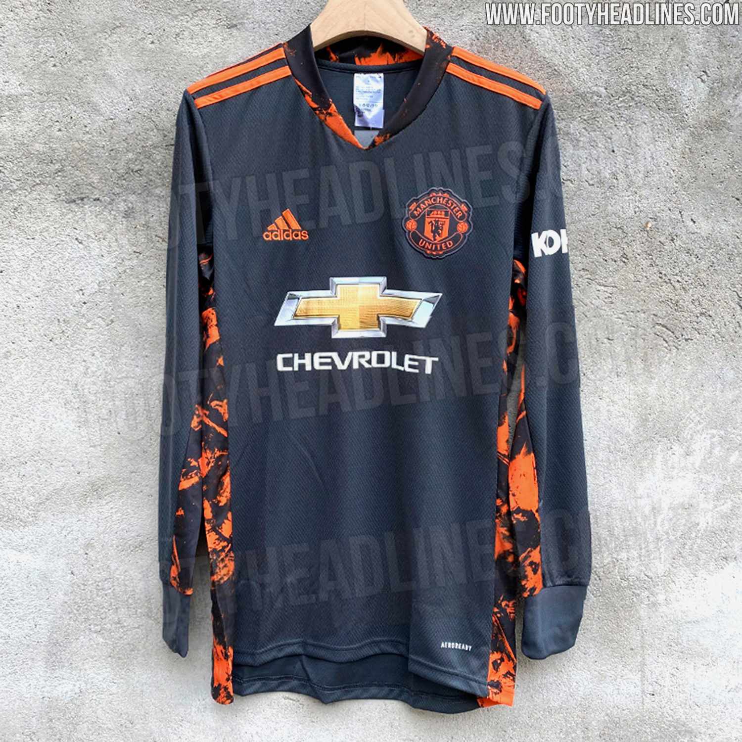 Manchester united orange goalkeeper kit sales